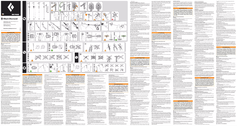 Page 1 de la notice Manuel utilisateur Black Diamond Traverse