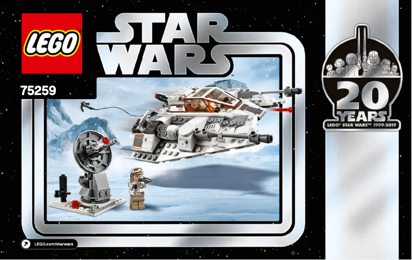 Page 1 de la notice Manuel utilisateur Lego Star Wars 75259