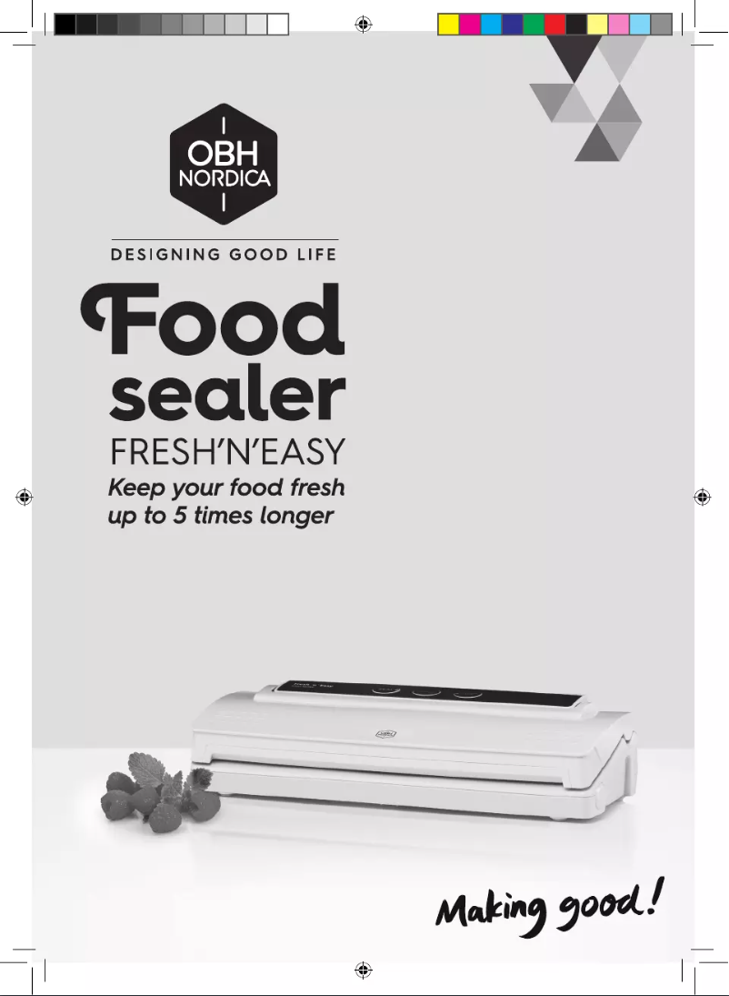 Page 1 de la notice Manuel utilisateur OBH Nordica Fresh 'n Easy 7950