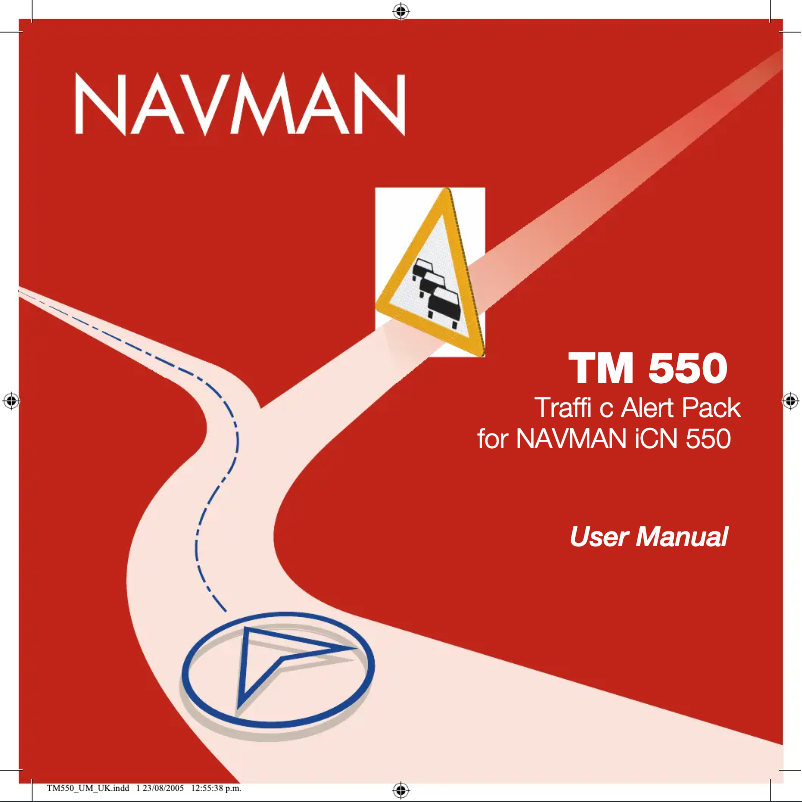 Page n°1 - Manuel utilisateur Navman TM 550