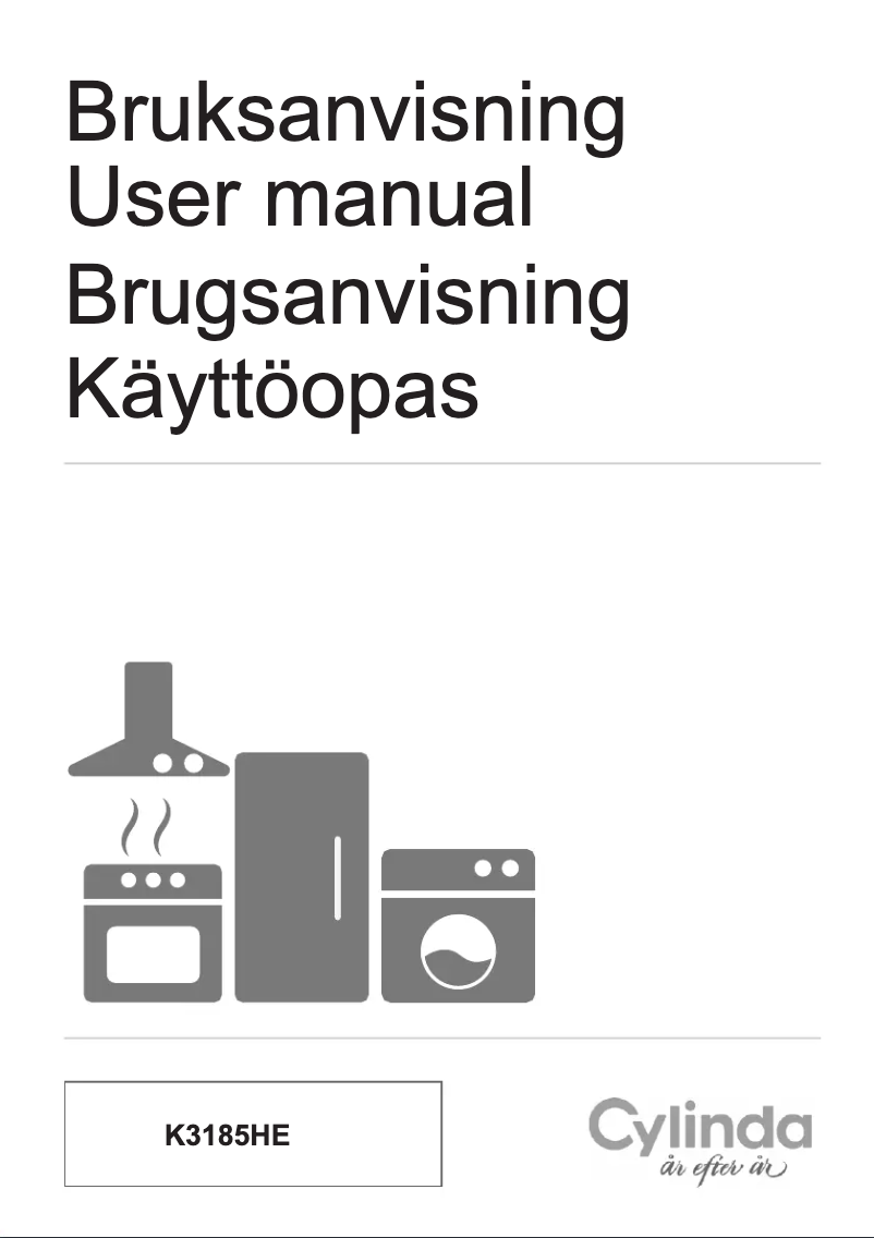 Image de la première page du manuel de l'appareil K3185HRFE