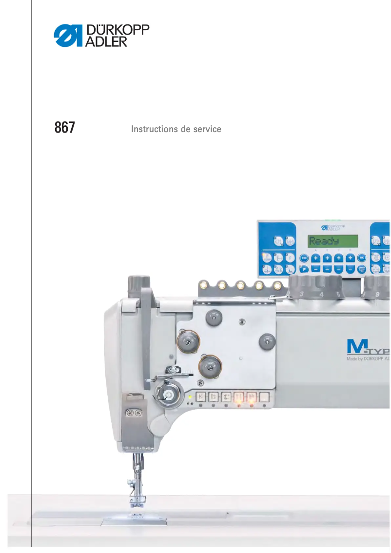 Image de la première page du manuel de l'appareil 867