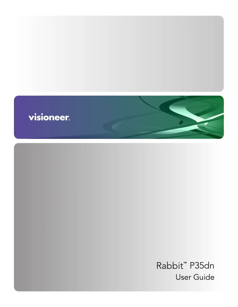 Image de la première page du manuel de l'appareil Rabbit P35dn