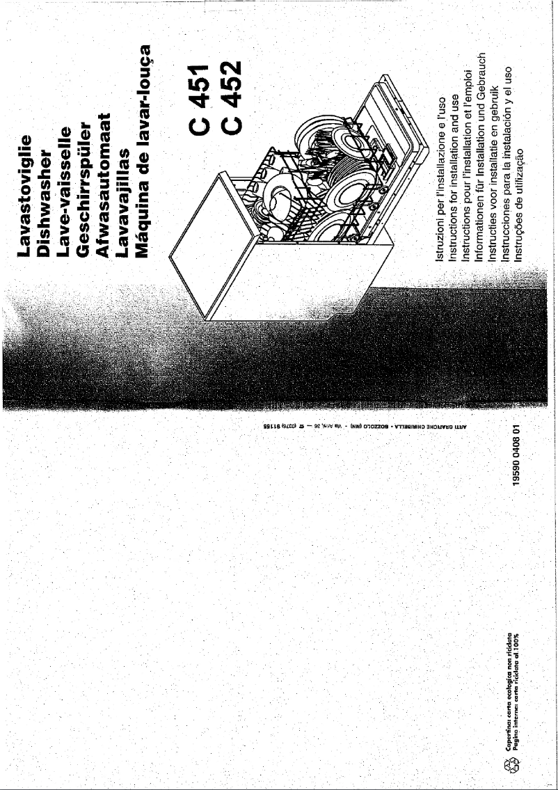 Image de la première page du manuel de l'appareil C452