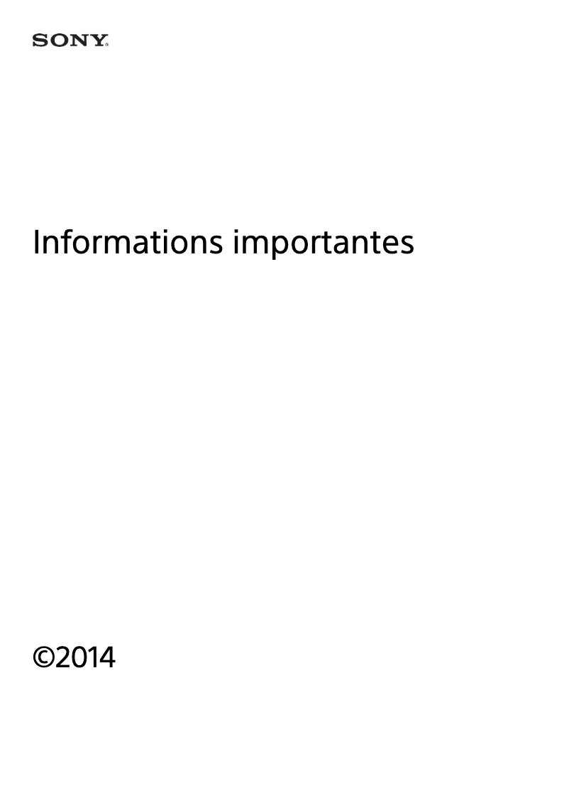 Page 1 de la notice Manuel utilisateur Sony Xperia 10 III