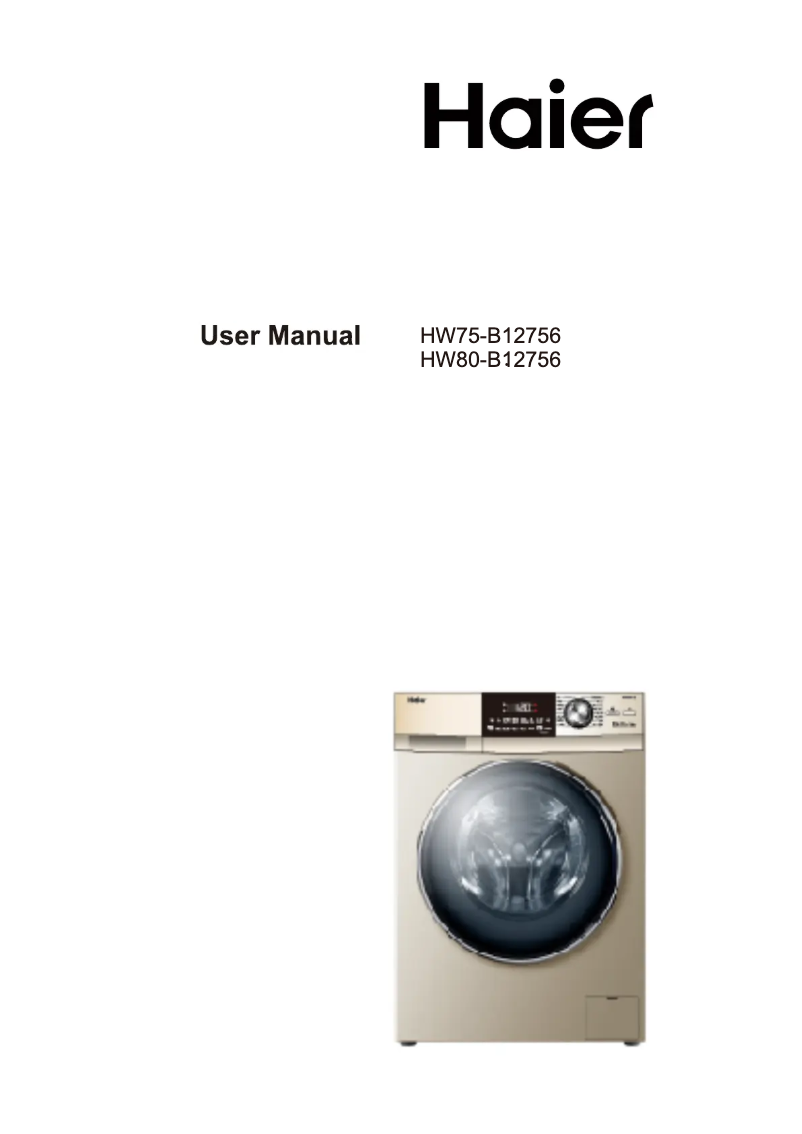 Page 1 de la notice Manuel utilisateur Haier HW70-14636