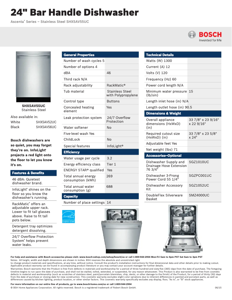 Imagen de la primera página del manual del dispositivo SHX5AV5
