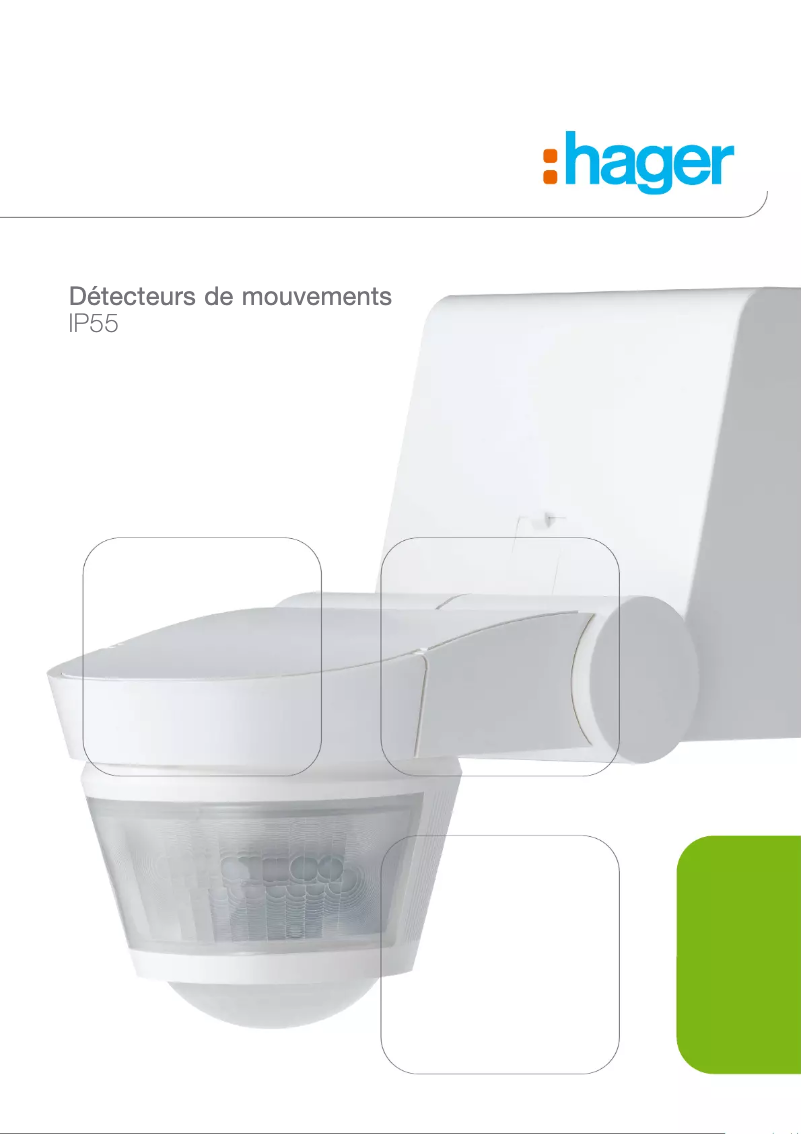 Page 1 de la notice Brochure Hager EE871