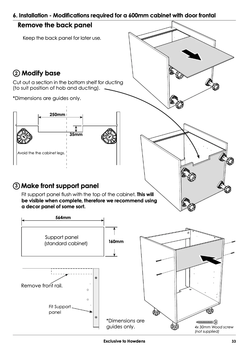 Page 1 de la notice Guide d'installation Lamona LAM9501