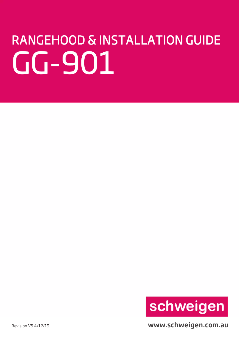 Image de la première page du manuel de l'appareil GG-901