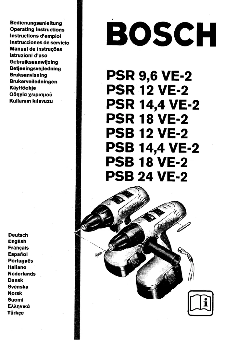 Imagen de la primera página del manual del dispositivo PSB 14,4 VE-2