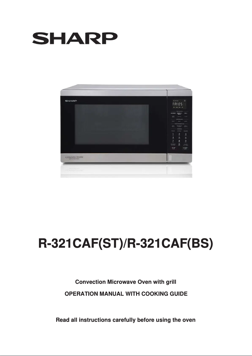 Image de la première page du manuel de l'appareil R-321CAF