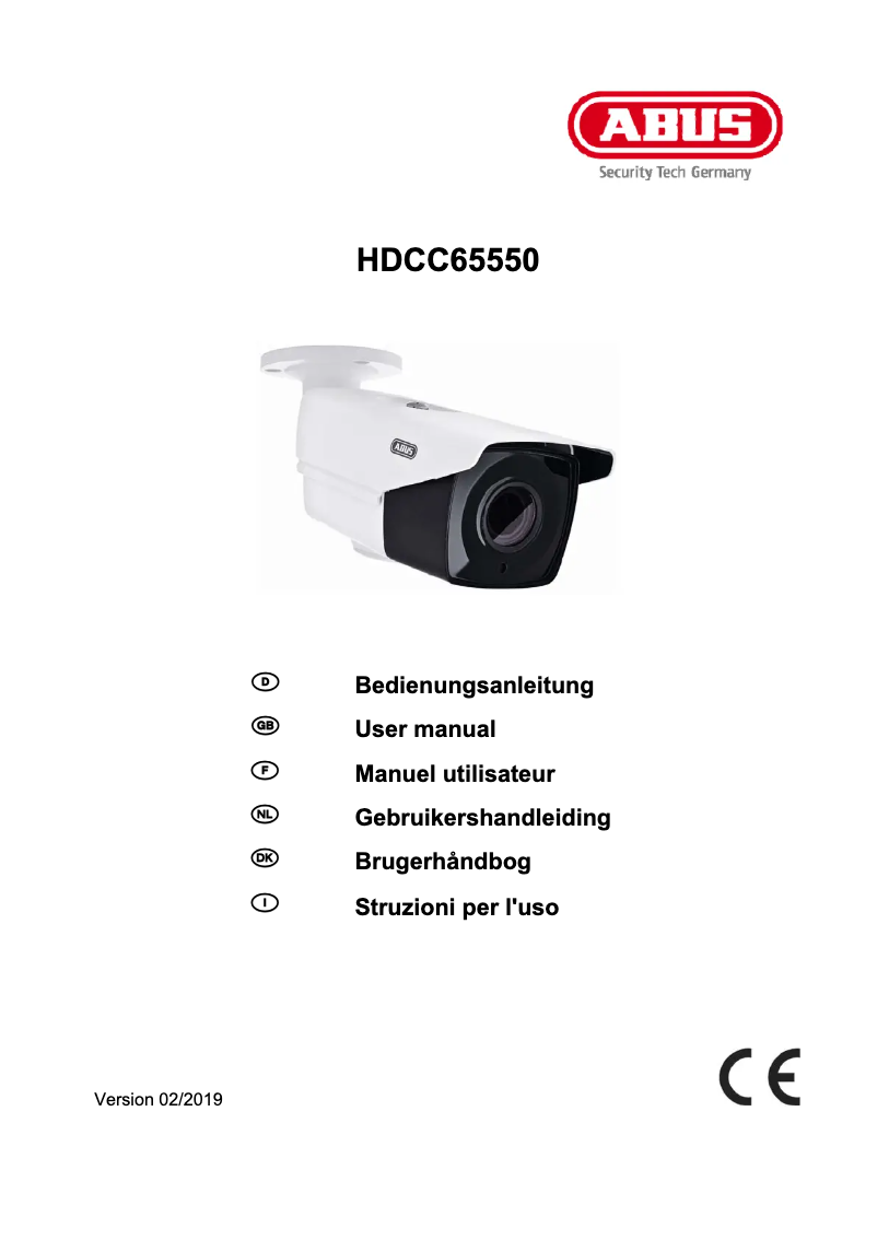 Image de la première page du manuel de l'appareil HDCC65550