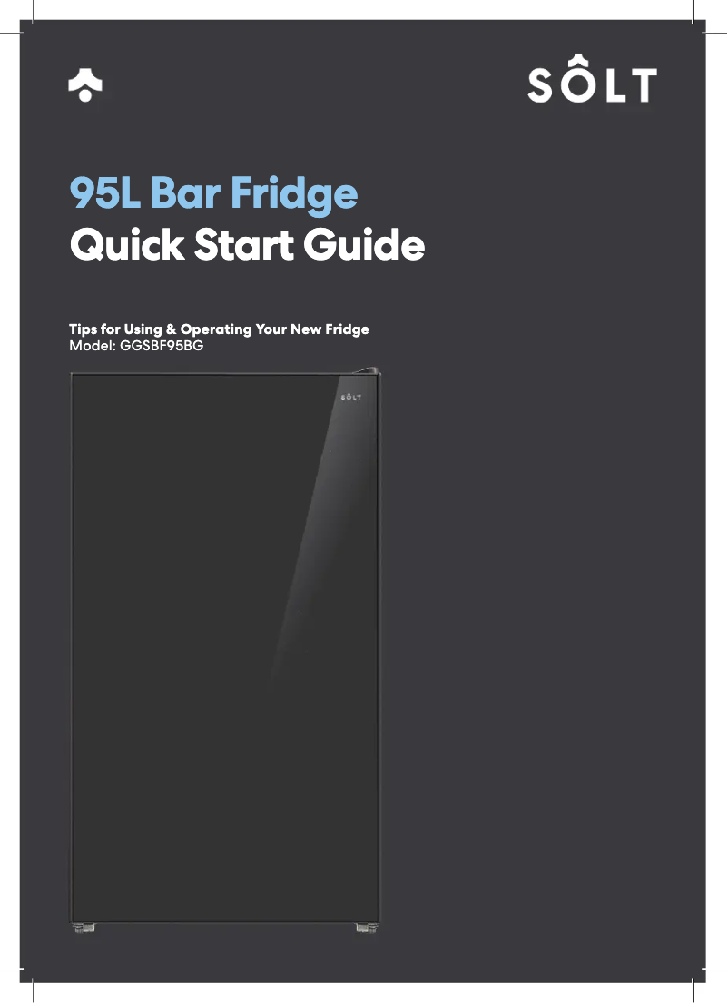 Image de la première page du manuel de l'appareil GGSBF95BG