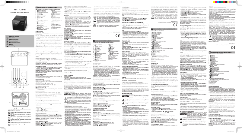 Imagen de la primera página del manual del dispositivo M-187 MC