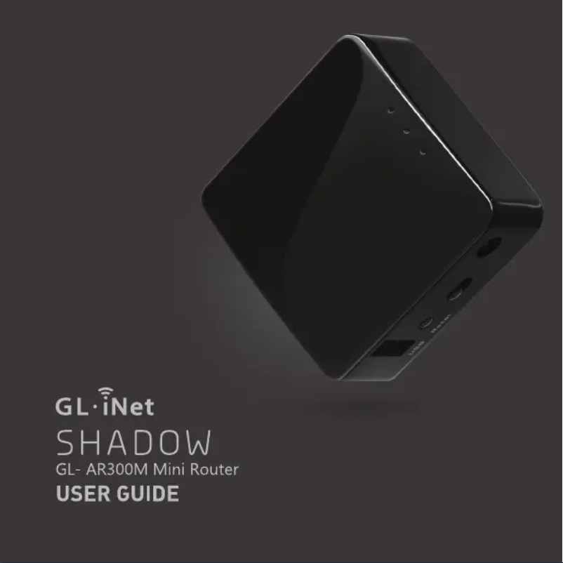 Image de la première page du manuel de l'appareil Shadow GL-AR300M