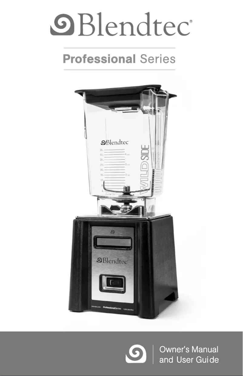 Image de la première page du manuel de l'appareil Professional 800