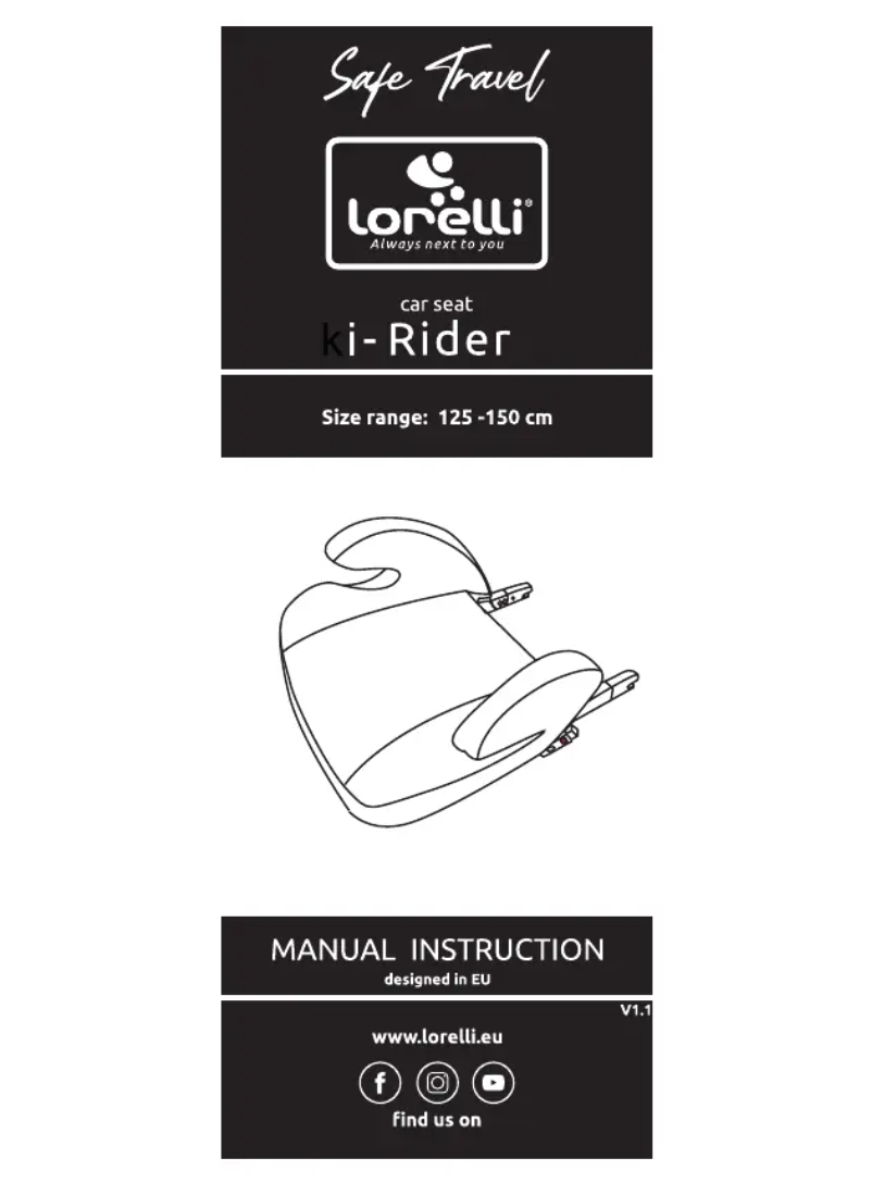 Page n°1 - Manuel utilisateur Lorelli i-Rider