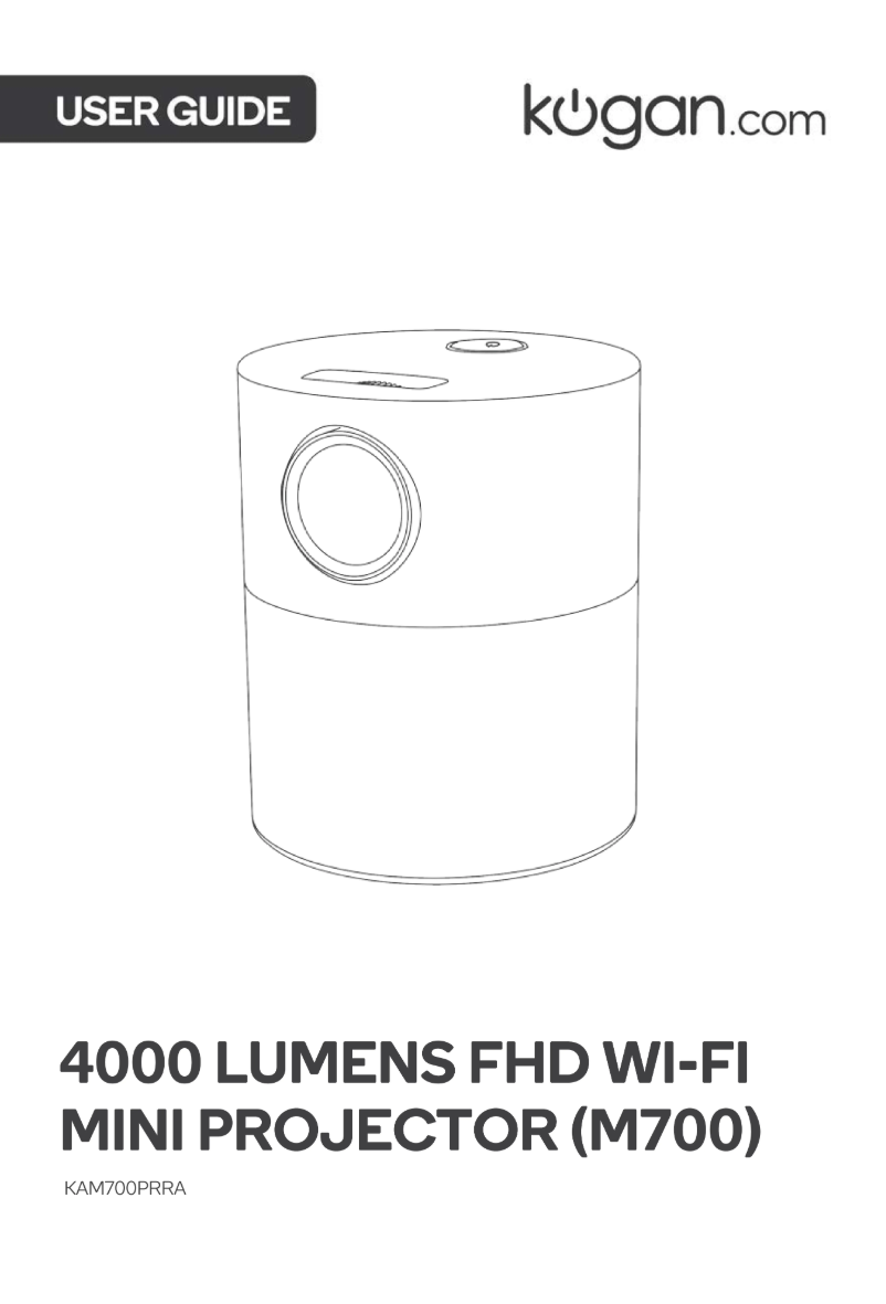 Page 1 de la notice Manuel utilisateur Kogan KAM700PRRA