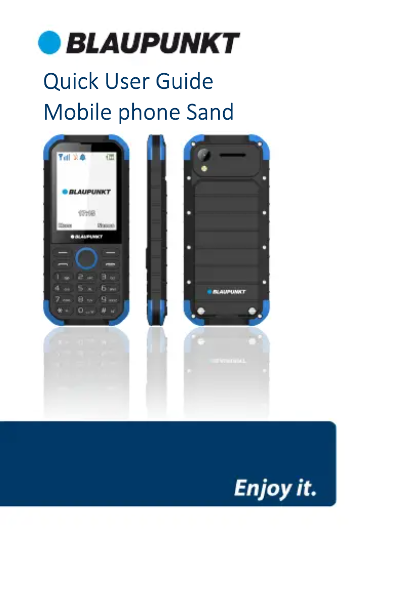 Page 1 de la notice Manuel utilisateur Blaupunkt Sand