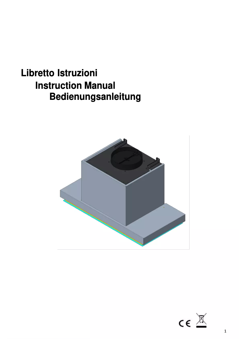 Image de la première page du manuel de l'appareil Iris Incasso Vetro 56