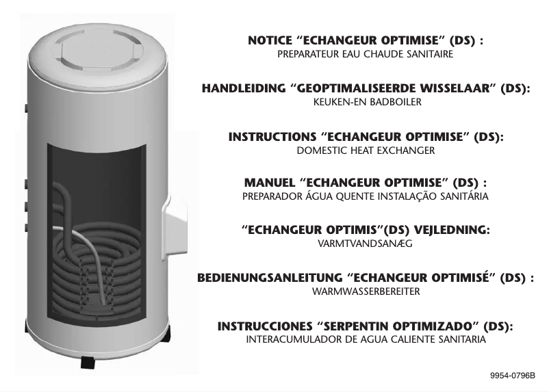 Image de la première page du manuel de l'appareil Solerio Optimum