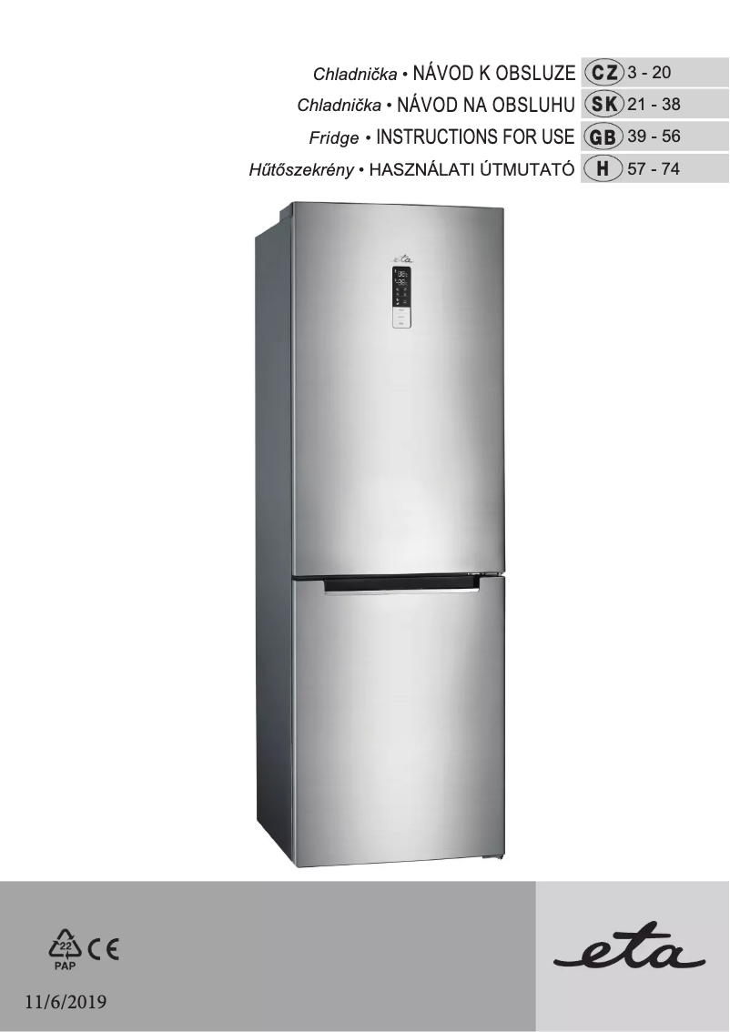 Image de la première page du manuel de l'appareil 238690000