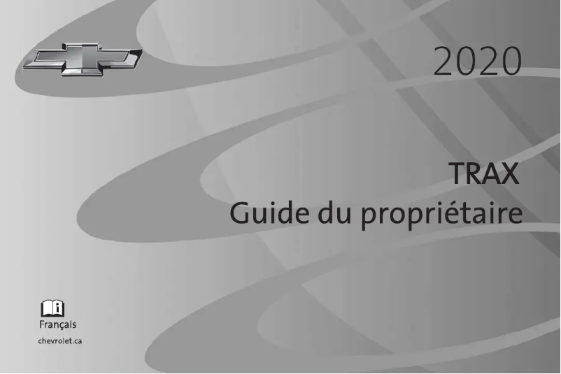 Page n°1 - Manuel utilisateur Chevrolet Trax (2020)