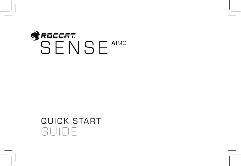 Página 1 del manual Manual de usuario Roccat Sense AIMO