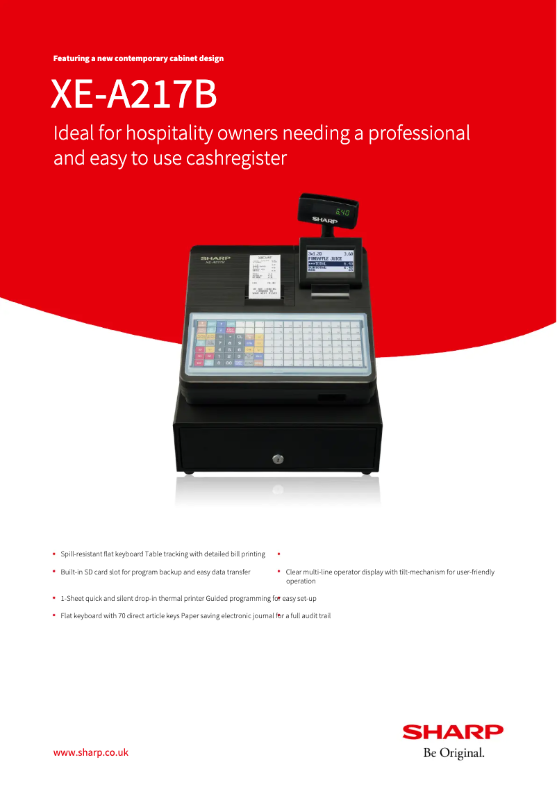 Image de la première page du manuel de l'appareil XE-A217B