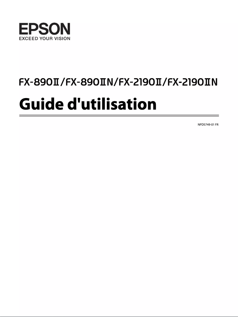 Image de la première page du manuel de l'appareil FX-2190II