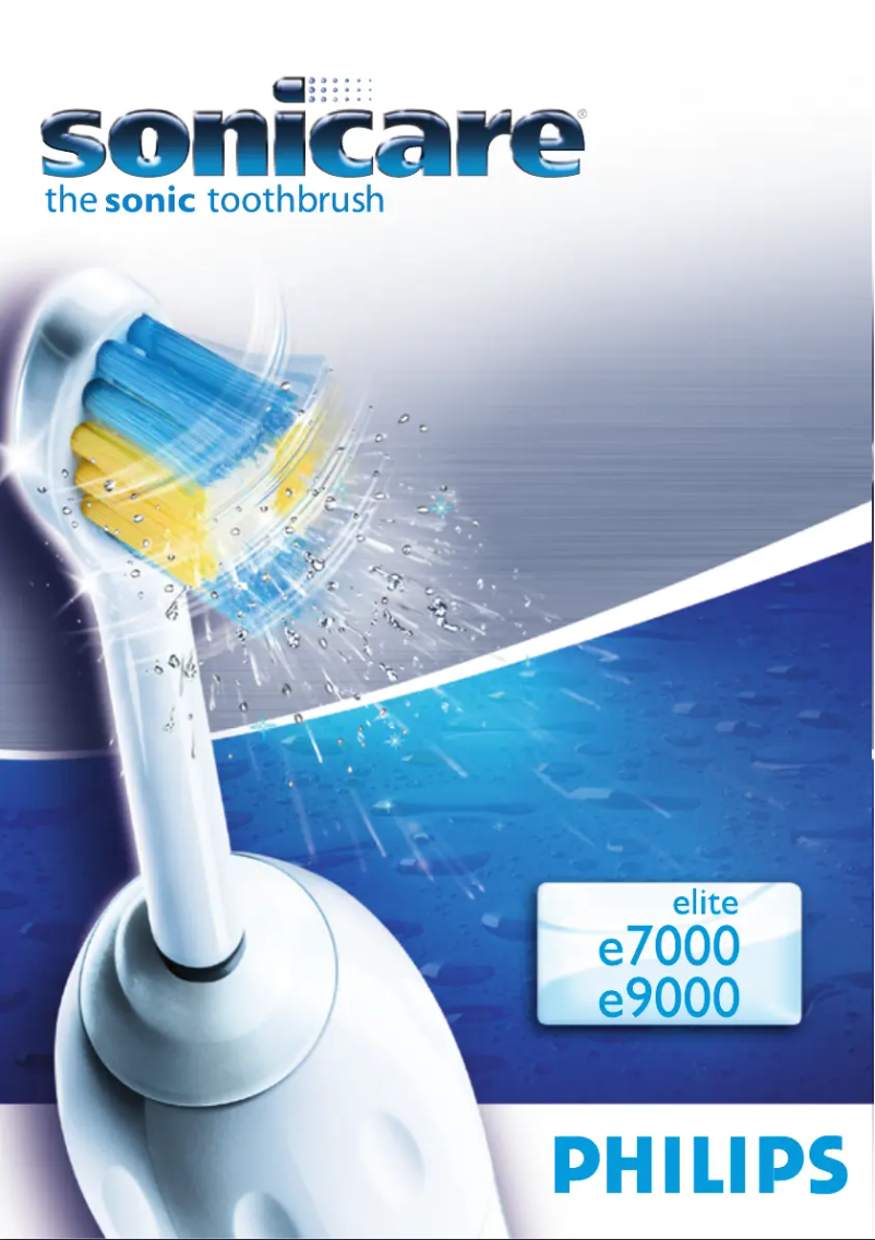 Page 1 de la notice Manuel utilisateur Philips Sonicare Elite HX9882