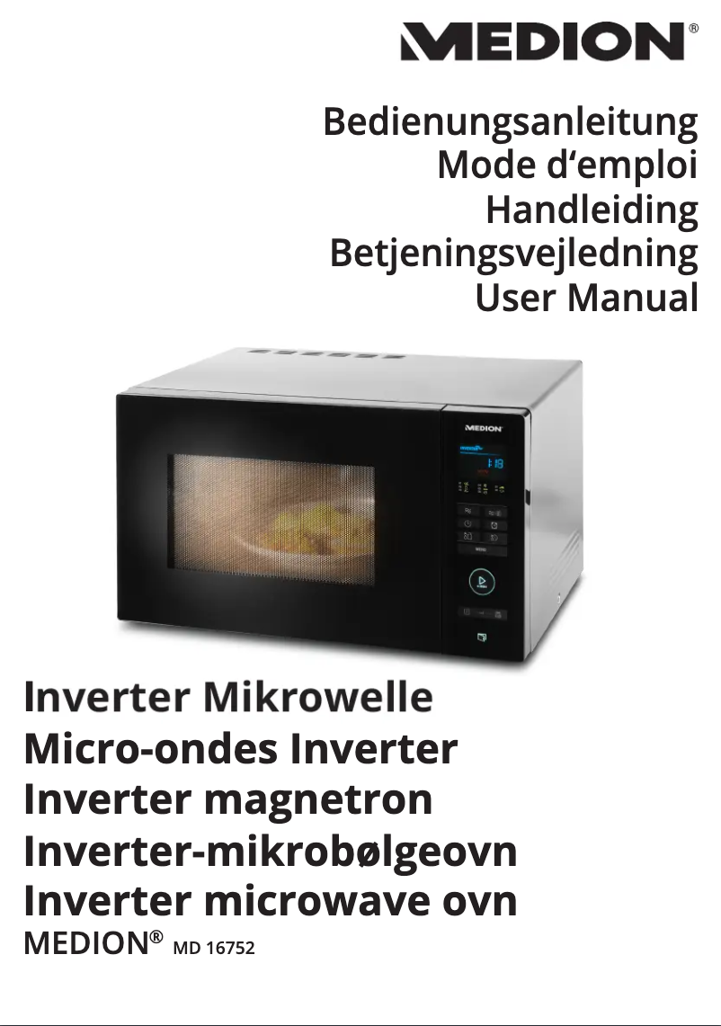 Page n°1 - Manuel utilisateur Medion MD 16752