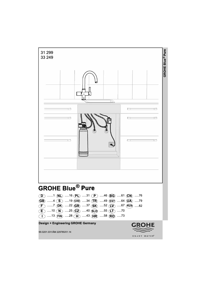 Página 1 del manual Manual de usuario Grohe 31299001