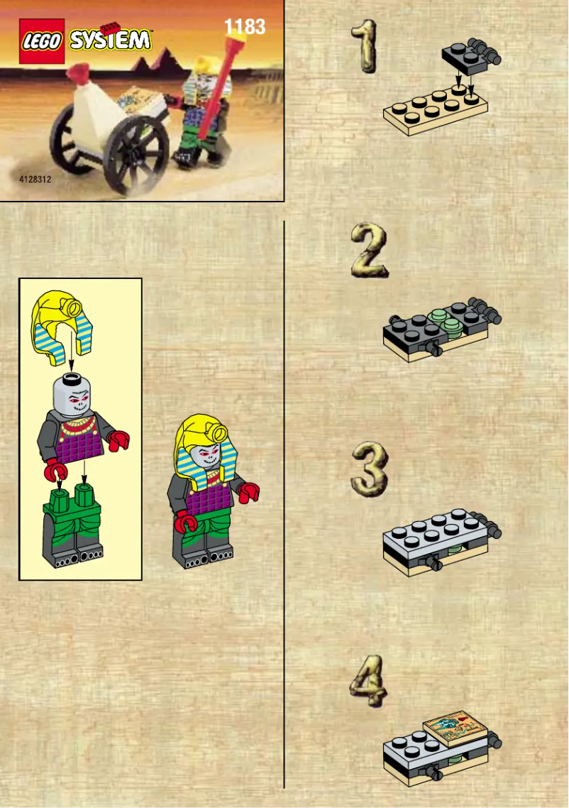 Page 1 of the manual User Manual Lego MUMMY WITH SMALL CAR