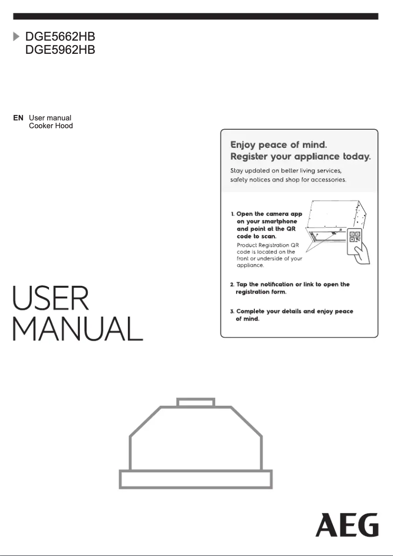 Page n°1 - Manuel utilisateur AEG DGE5662HB
