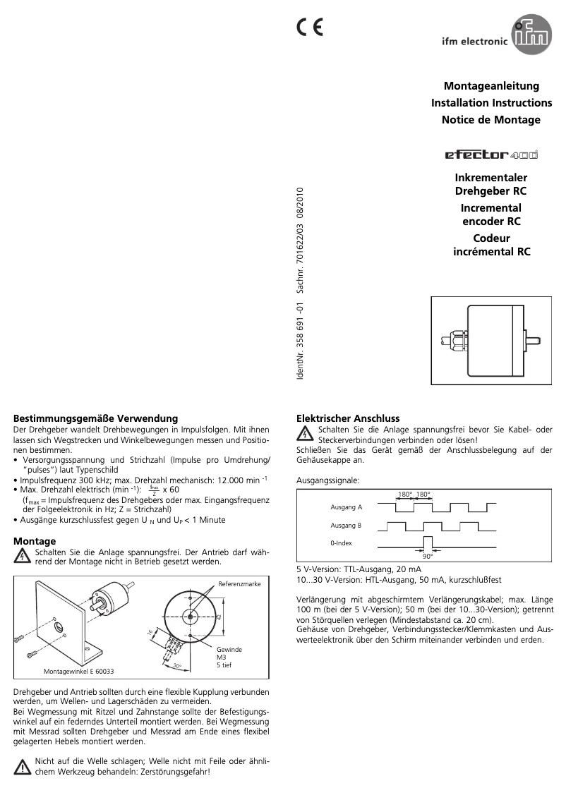 Image de la première page du manuel de l'appareil RC1004