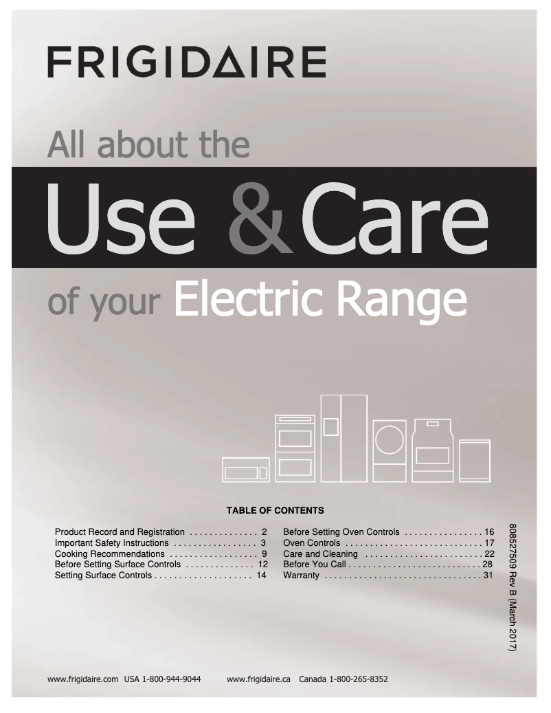 Página 1 del manual Manual de instrucciones Frigidaire FFEF3012TW