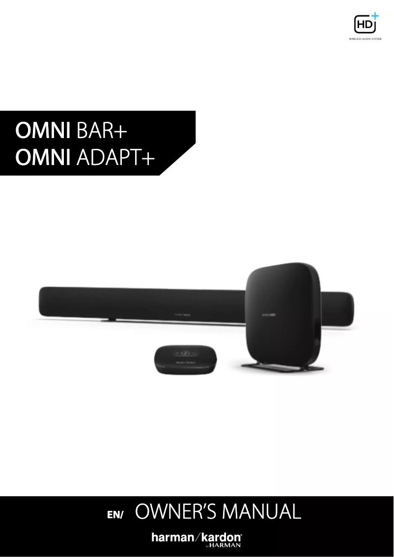 Page 1 de la notice Manuel utilisateur Harman Kardon Omni Bar+