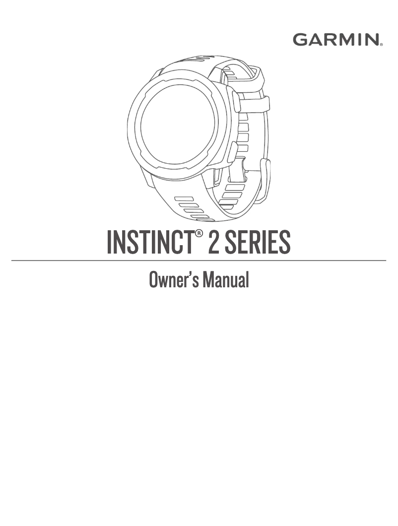 Image de la première page du manuel de l'appareil Instinct Solar Tactical Edition