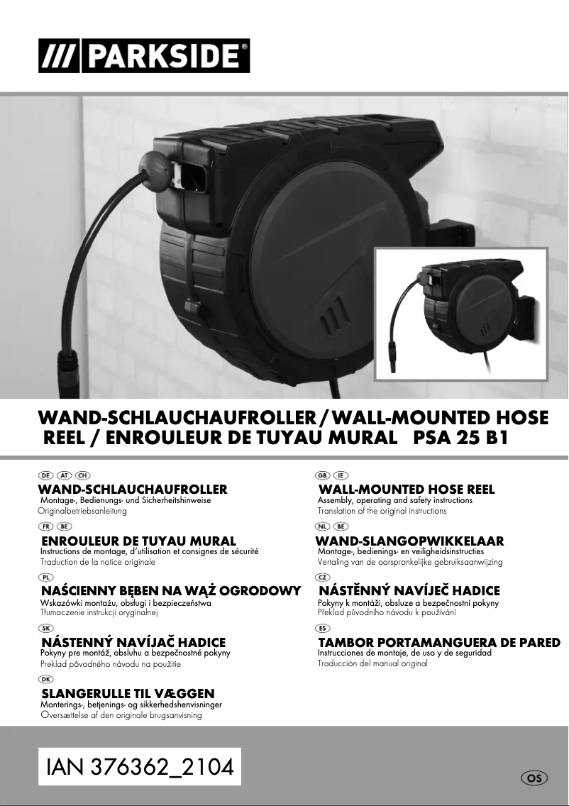 Image de la première page du manuel de l'appareil PSA25 B1