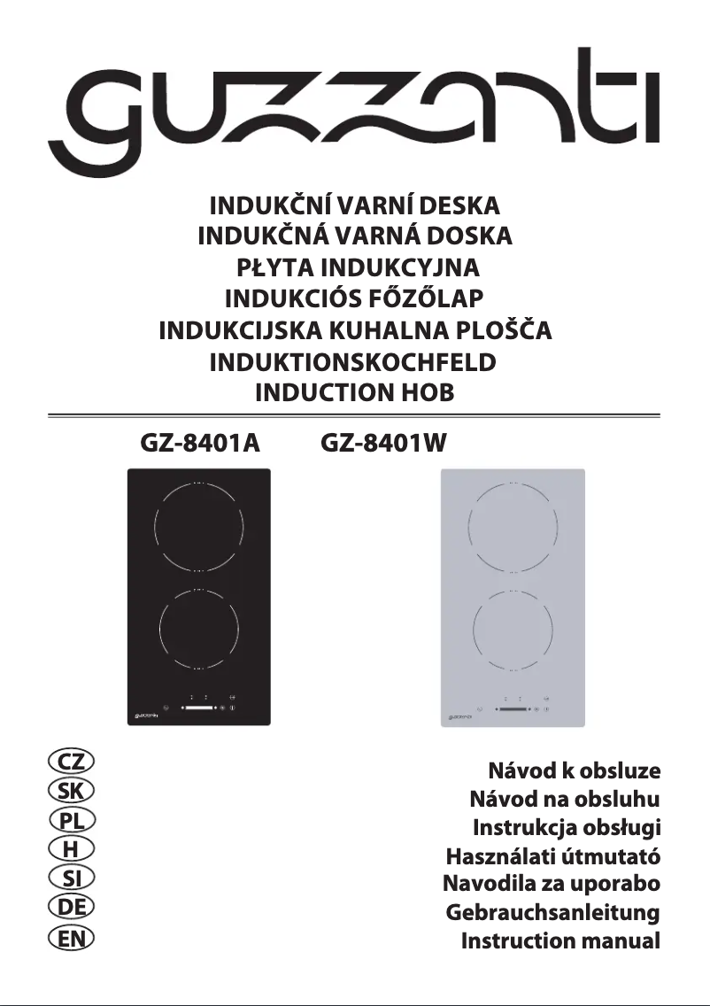 Página 1 del manual Manual de usuario Guzzanti GZ 8401A