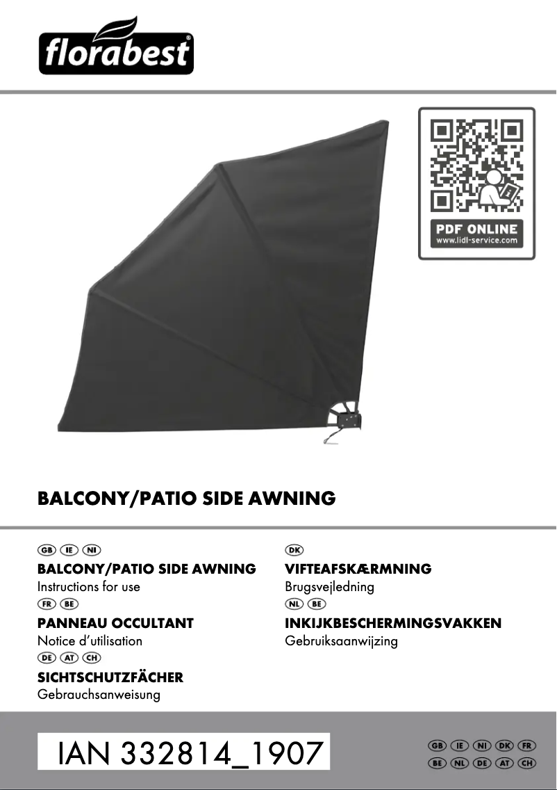 Página 1 del manual Manual de usuario Florabest IAN 332814