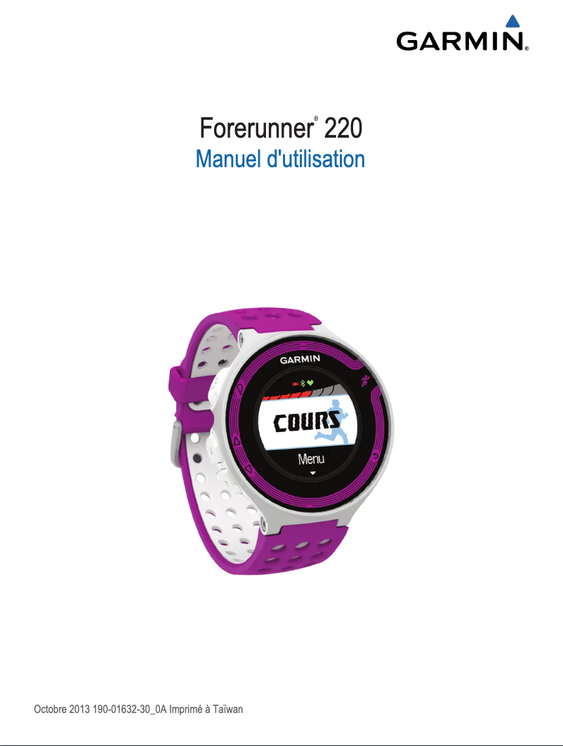 Página 1 del manual Manual de usuario Garmin Forerunner 220