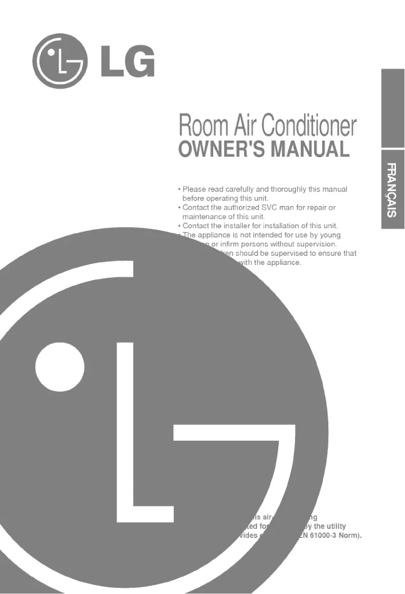 Page 1 de la notice Manuel utilisateur LG LSUH096PMC0