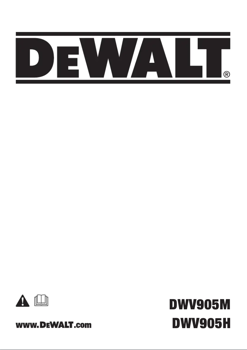 Image de la première page du manuel de l'appareil DWV905M