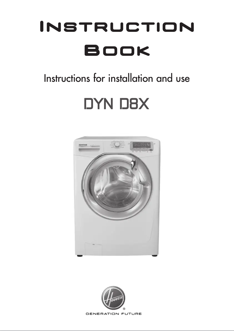 Image de la première page du manuel de l'appareil DYN 9154D8X/1-80