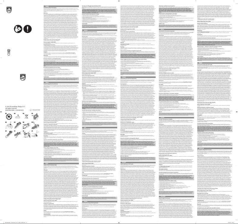 Page n°1 - Manuel utilisateur Philips Series 5000 S5884