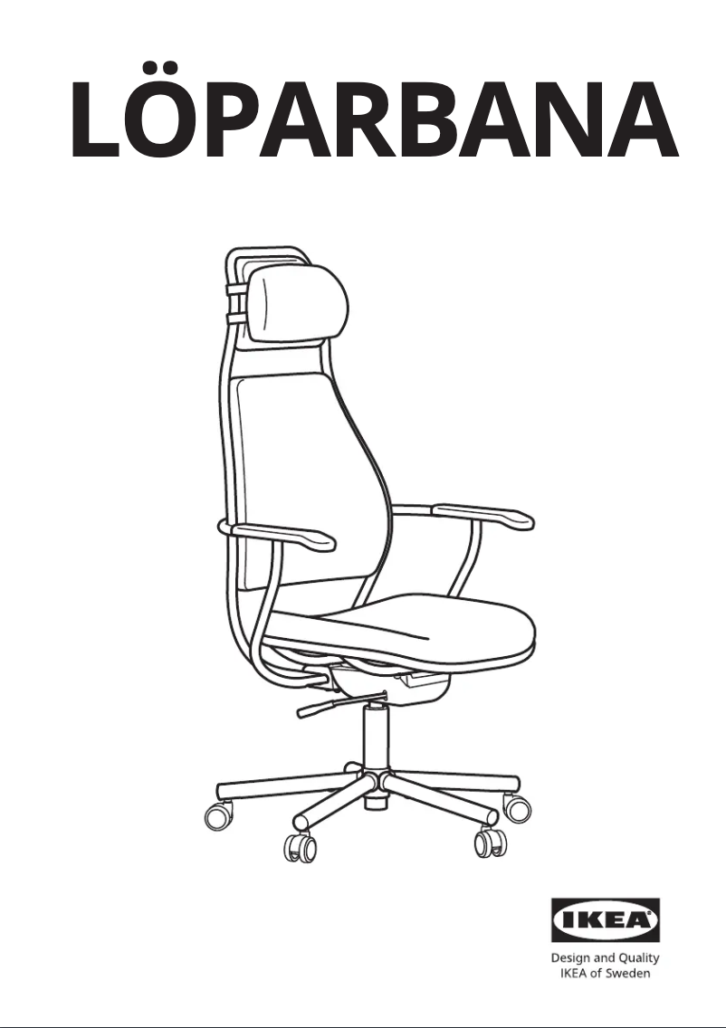 Image de la première page du manuel de l'appareil LÖPARBANA 305.863.25