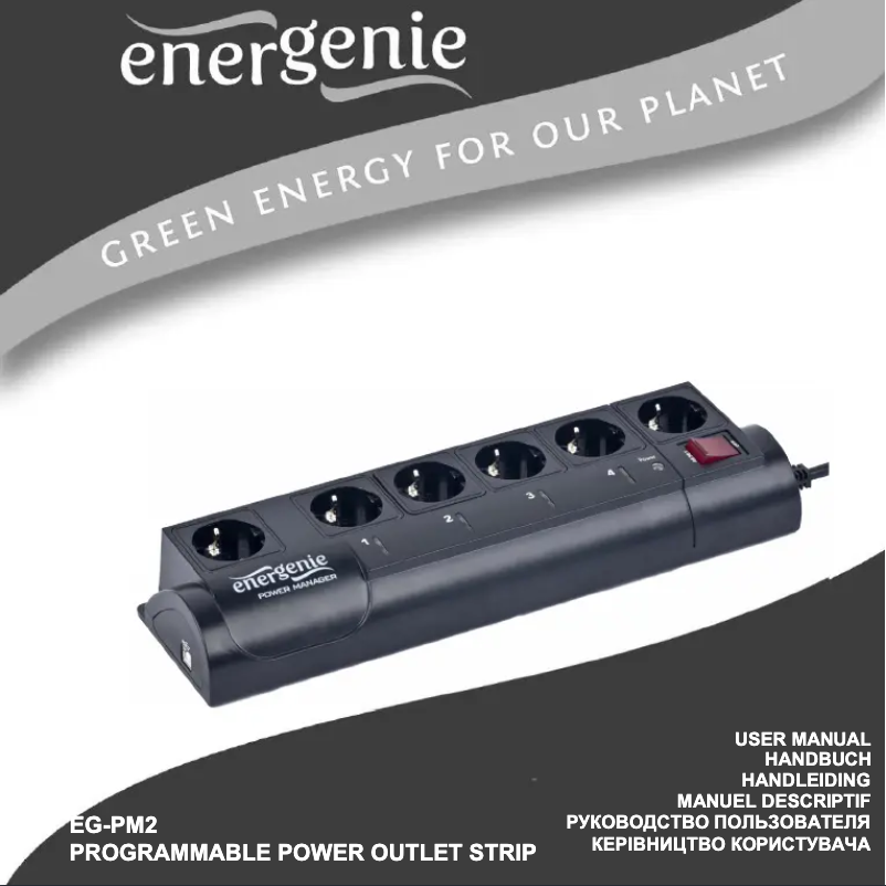 Page 1 de la notice Manuel utilisateur EnerGenie EG-PM2